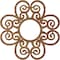 Ekena Millwork Cohen Wood Fretwork Pierced Ceiling Medallion, Walnut, 32"OD x 11"ID x 3/8"T CMWP32X32X0375COWA - alternate 2